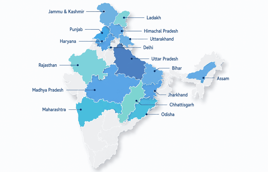 Zainab Foundation National Footprint